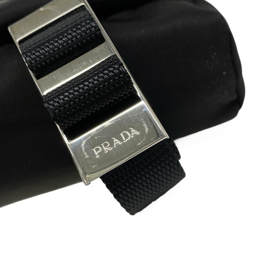 Prada Shoulder Bag 2VH043 Black Navy Multi Nylon Leather - Picture 13 of 15